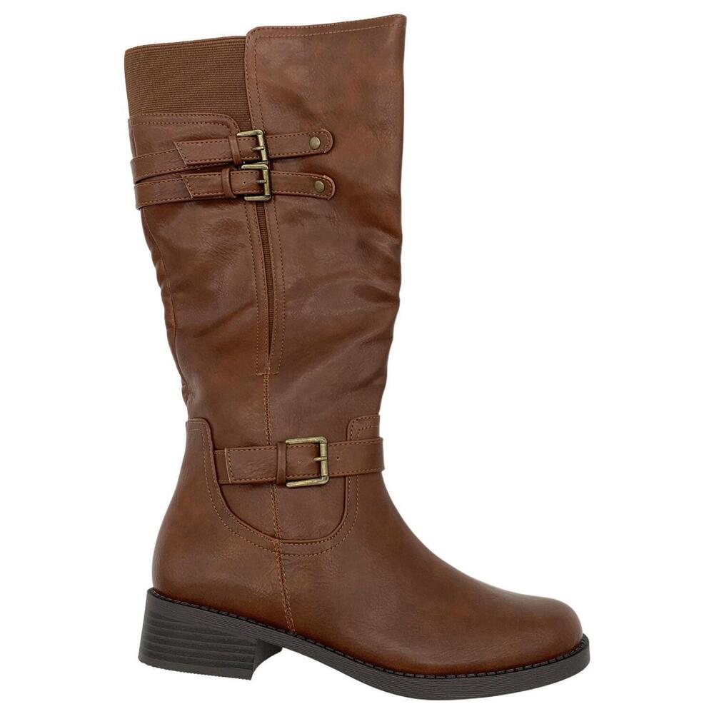 Journee Women's Sonny Boots Cognac - Medium